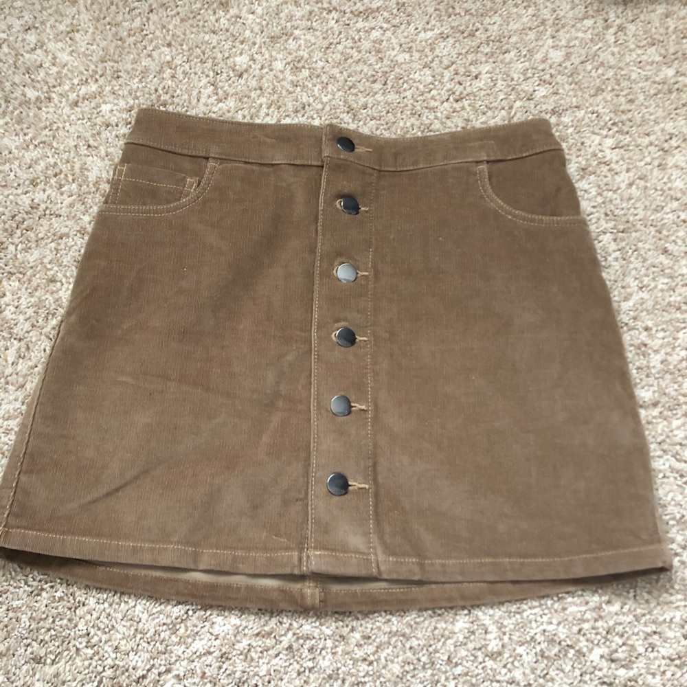 Corduroy skirt